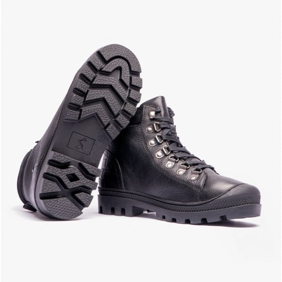 Joules NOA Womens Leather Boots True Black - Image 4