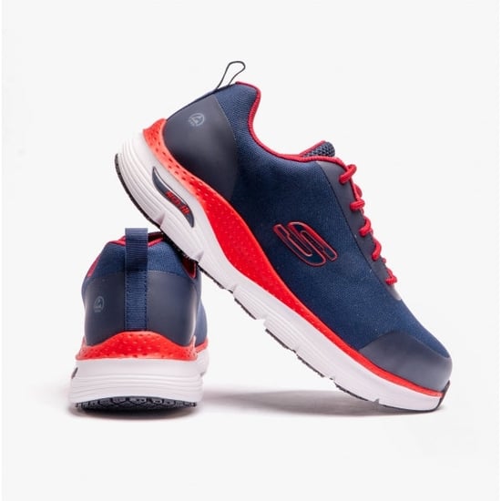 200086EC ARCH FIT SR - RINGSTAP Mens Safety Shoes Navy/Red - Image 5
