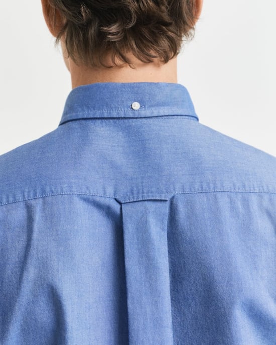GANT Mens Regular Fit Short Sleeve Oxford Shirt - Image 3
