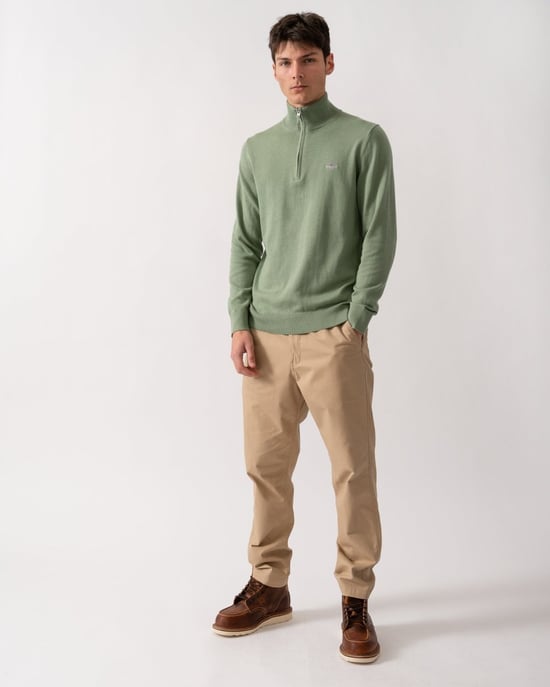 GANT Mens Classic Cotton Half zip Jumper - Image 3