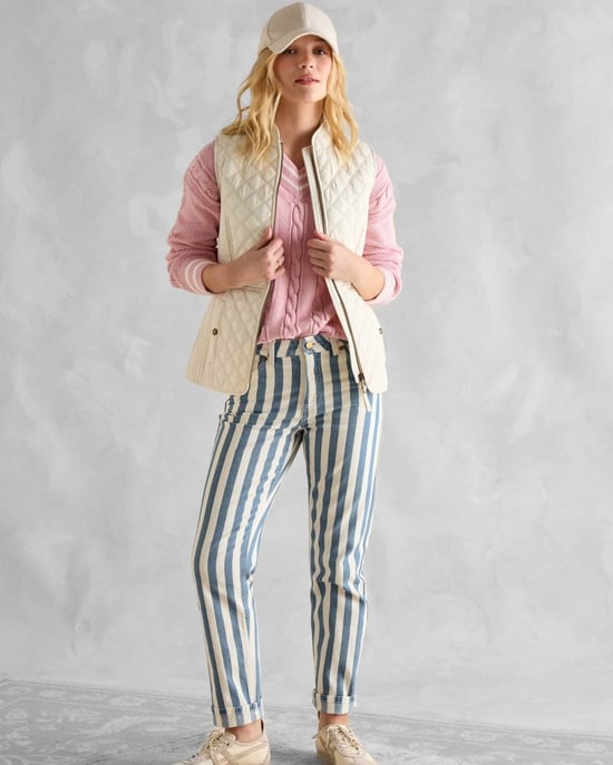Joules Minx Womens Diamond Quilt Gilet 223560 - Image 2
