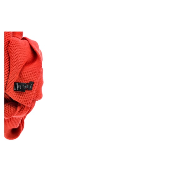 Joseph Ribbed Scarf in Red Cashmere - Image 6