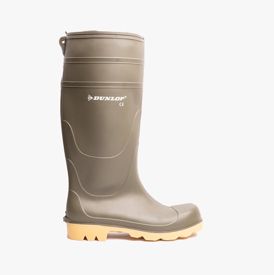 Dunlop W014E Mens Wellington Boots Green - Image 1