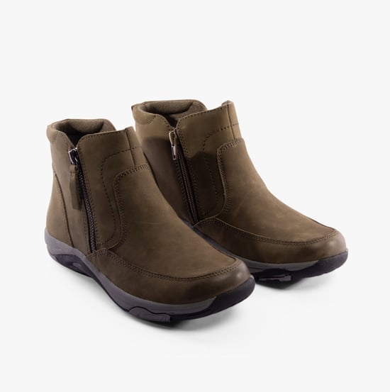 Free Spirit VEDA Womens Boots Olive - Image 2