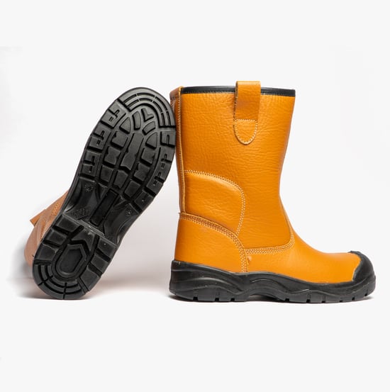 Grafters Raven Leather Safety Boots Mens - Image 4