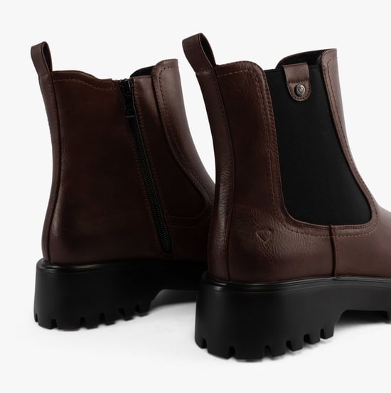 Heavenly Feet ALANA Womens Chelsea Boots Chocolate - Image 4
