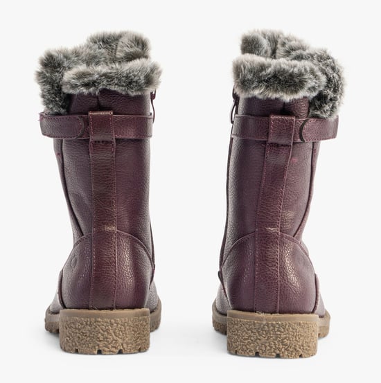 Heavenly Feet CHARLOTTE Girls Calf Boots Purple - Image 3