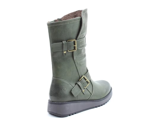 Heavenly Feet HANNAH4 Womens Mid Calf Boots Khaki - Image 3
