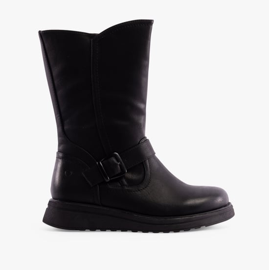 Heavenly Feet BELLA Womens Mid-Calf Boots Black - Image 1