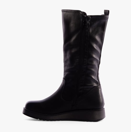 Heavenly Feet LUNA Womens Tall Boots Black - Image 3