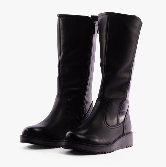 Heavenly Feet LUNA Womens Tall Boots Black - Image 2