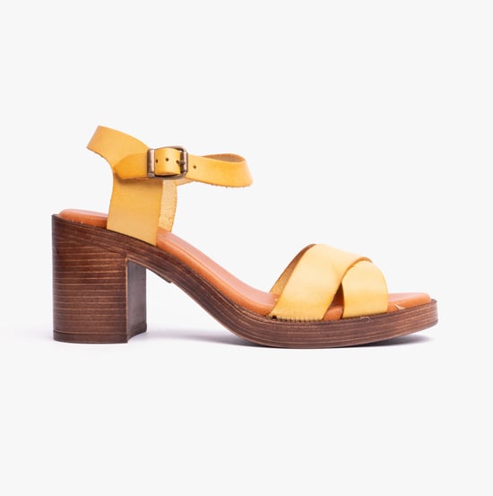 GEORGIA Womens Sandals Yellow - Image 1