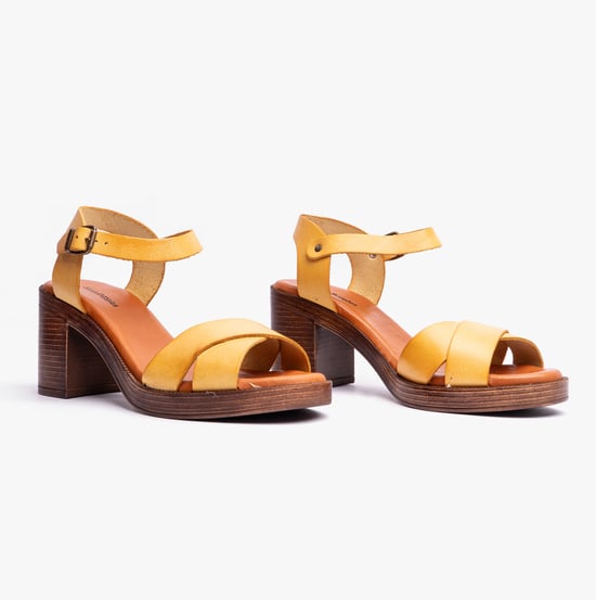 GEORGIA Womens Sandals Yellow - Image 5