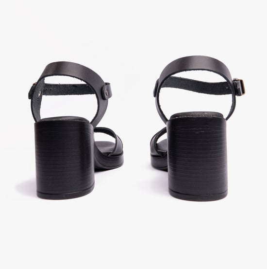 GEORGIA Womens Sandals Black - Image 3