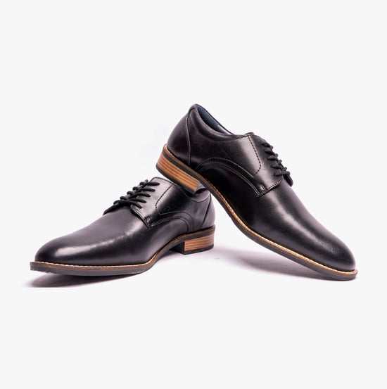 DAMIEN Mens Formal Lace-Up Shoes Black - Image 4