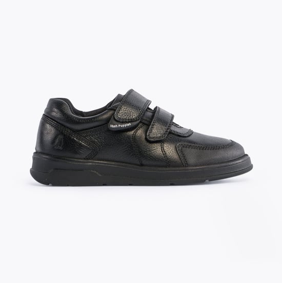 RYAN Jongens Leren School schoenen Zwart - Image 1