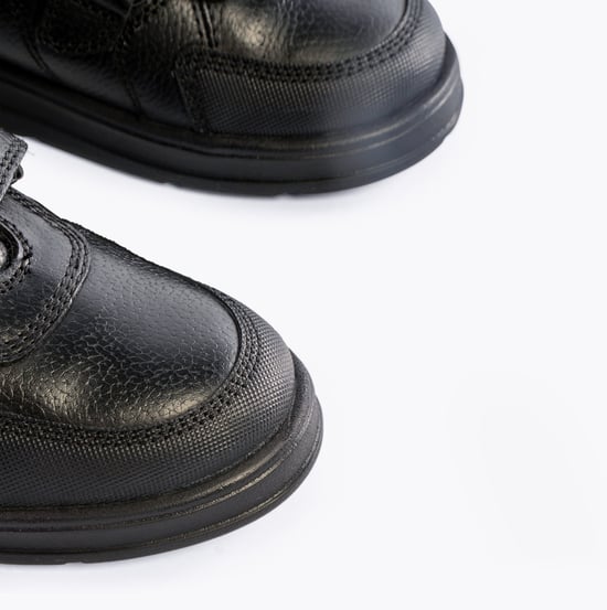 RYAN Jongens Leren School schoenen Zwart - Image 5