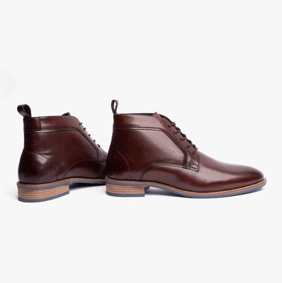 Hush Puppies DECLAN VETERS Heren Formele Laarzen Bruin - Image 3