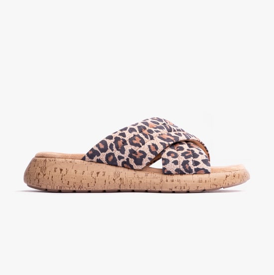 SARAH Womens Sandals Leopard - Image 1