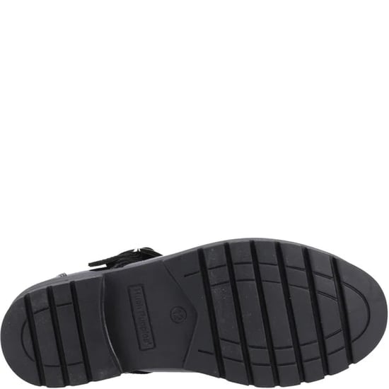 FIONA Girls Leather School Shoes Patent Black - Image 5