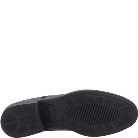 ANASTASIA Meisjes Leren School Schoenen Zwart - Image 3