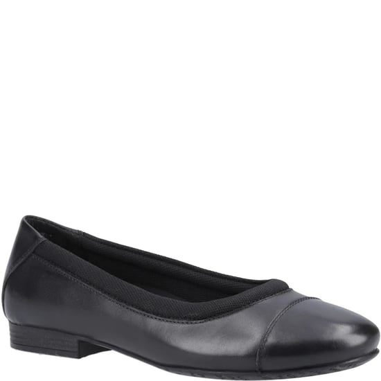 EMMA Girls Leather School Shoes Black - Image 1