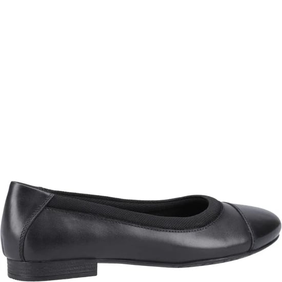 EMMA Girls Leather School Shoes Black - Image 2