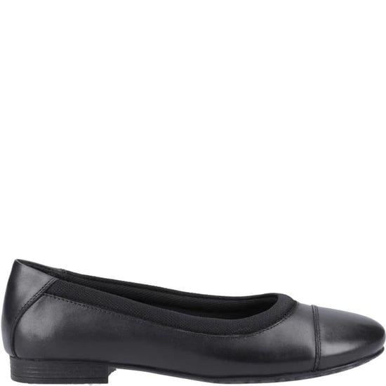 EMMA Girls Leather School Shoes Black - Image 3