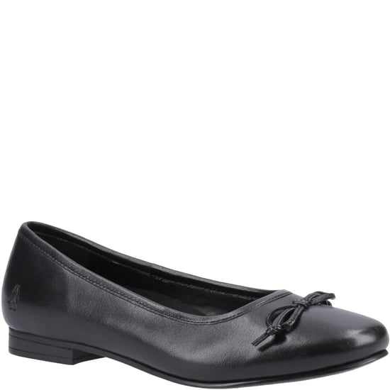 EVIE Girls Leather School Shoes Black - Image 1
