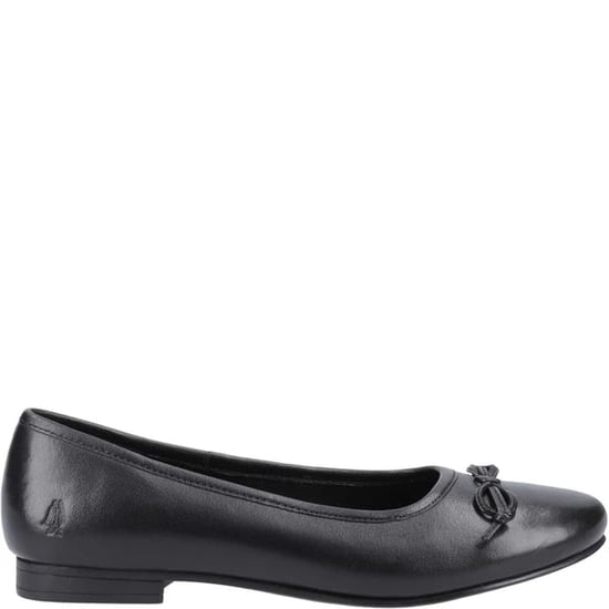 EVIE Girls Leather School Shoes Black - Image 3