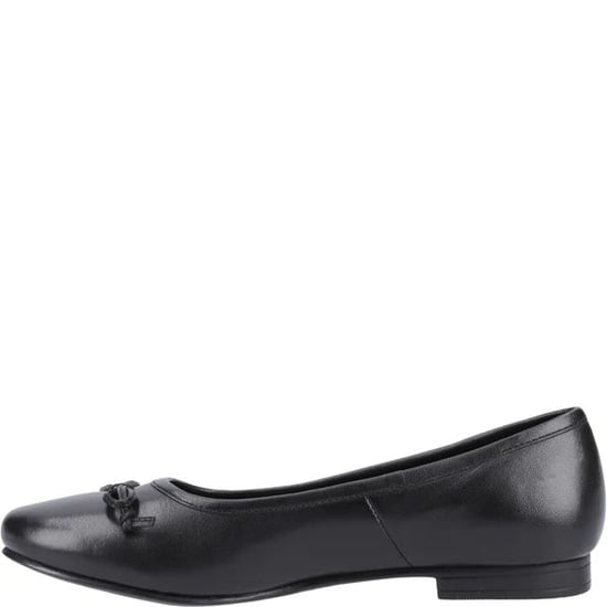 EVIE Girls Leather School Shoes Black - Image 4