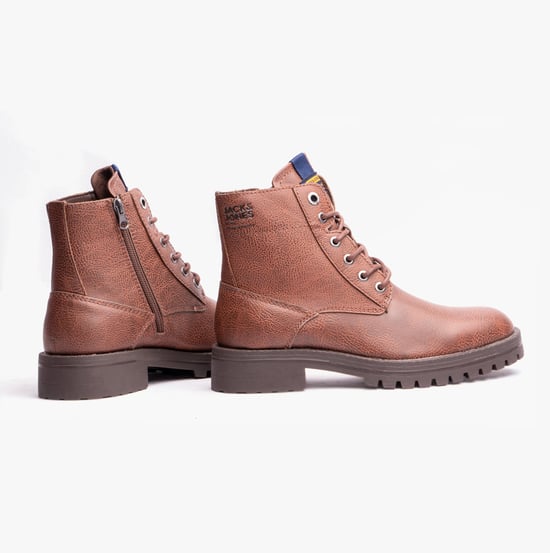 Jack & Jones JFWBERNIE Boots Mens Cognac - Image 2