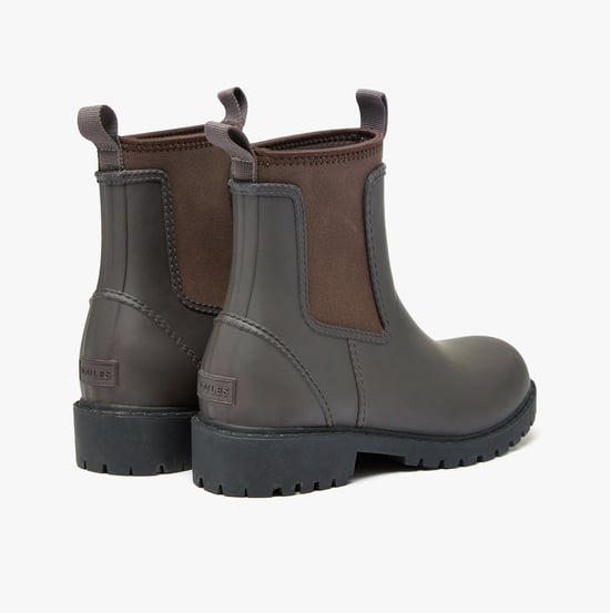 OAKFIELD Womens Wellies Choc - Image 2