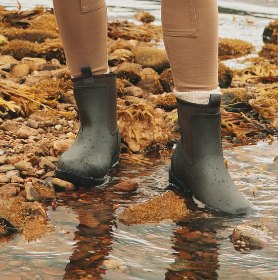 OAKFIELD Womens Wellies Choc - Image 6