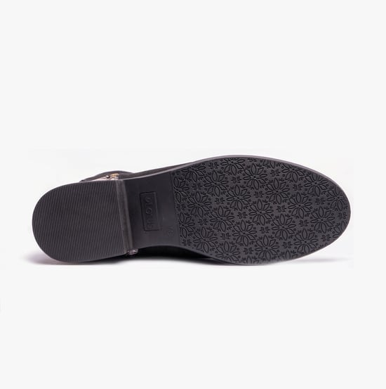 Lotus HARPER Womens Boots Black Microfibre/Snake - Image 6