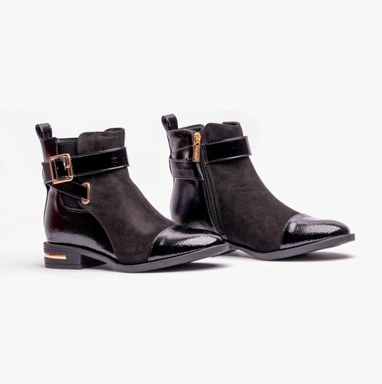 Lotus BONNIE Womens Ankle Boots Black - Image 3