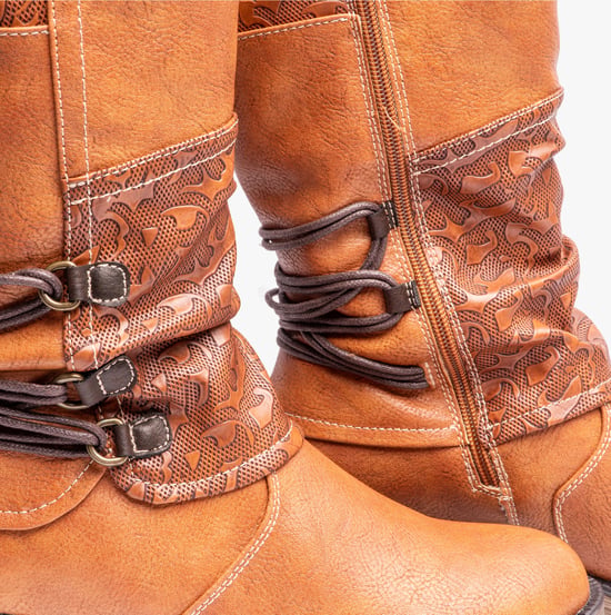 Lotus KENZA Womens Boots Tan - Image 3