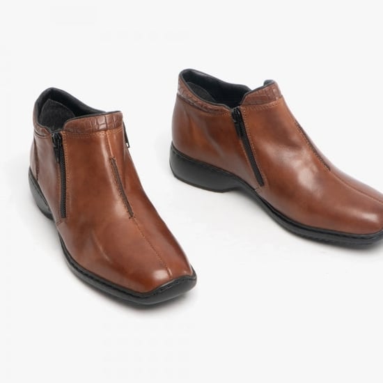 Rieker L3882-24 Womens Ankle Boots Nutmeg - Image 1
