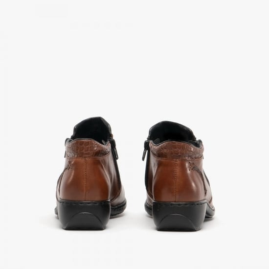 Rieker L3882-24 Womens Ankle Boots Nutmeg - Image 5