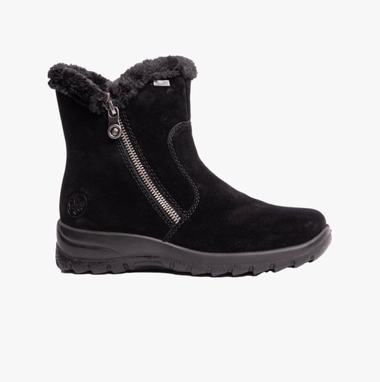 Rieker L7162-00 Womens Ankle Boots Black - Image 1