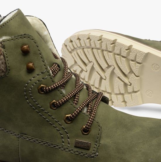 Rieker Y9118-54 Womens Boots Green - Image 5