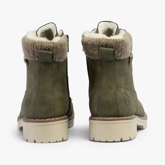 Rieker Y9118-54 Womens Boots Green - Image 4