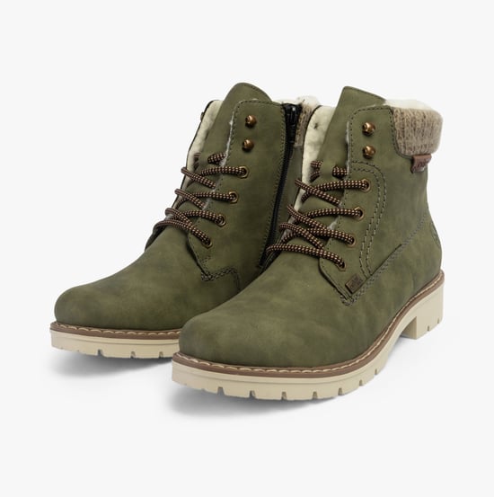 Rieker Y9118-54 Womens Boots Green - Image 2