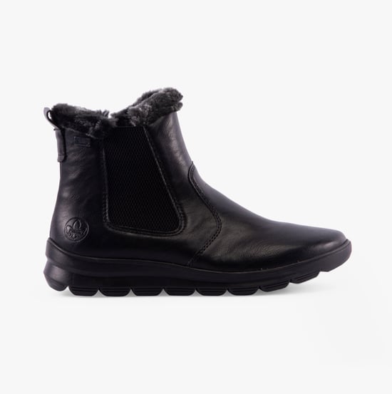 Rieker Z0061-00 Womens Boots Black - Image 1