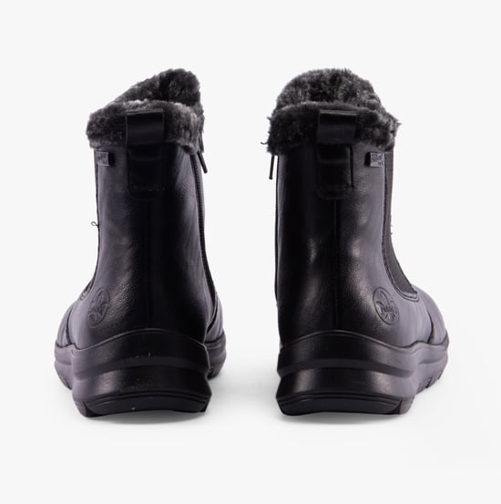 Rieker Z0061-00 Womens Boots Black - Image 3