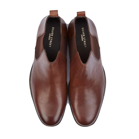 Silver Street London ARGYLL Mens Chelsea Boots Brown - Image 2