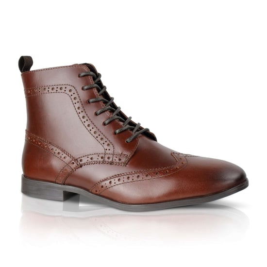 Silver Street London PUTTRIDGE Mens Boots Brown - Image 1