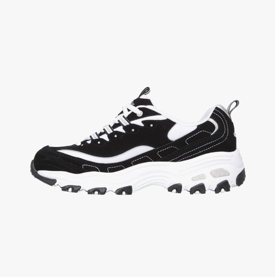 11930/BKW D'LITES-BIGGEST FAN Womens Sneaker Black/White - Image 4