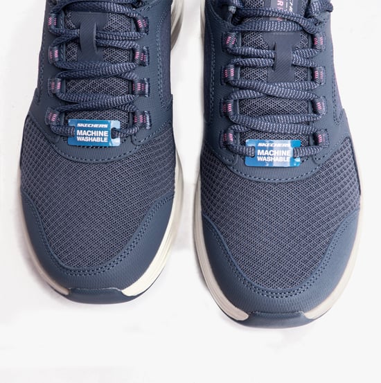 Skechers Vapor Foam Textile Damskor Skiffer/Rosa Träningsskor - Image 5