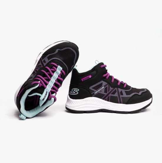 303417L/BKAQ ADVENTURE BLITZ - FUN PURSUIT Girls Sport Black/Aqua - Image 5